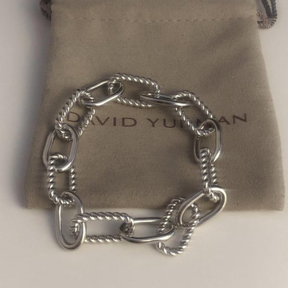 D YOval Link Chain Bracelet